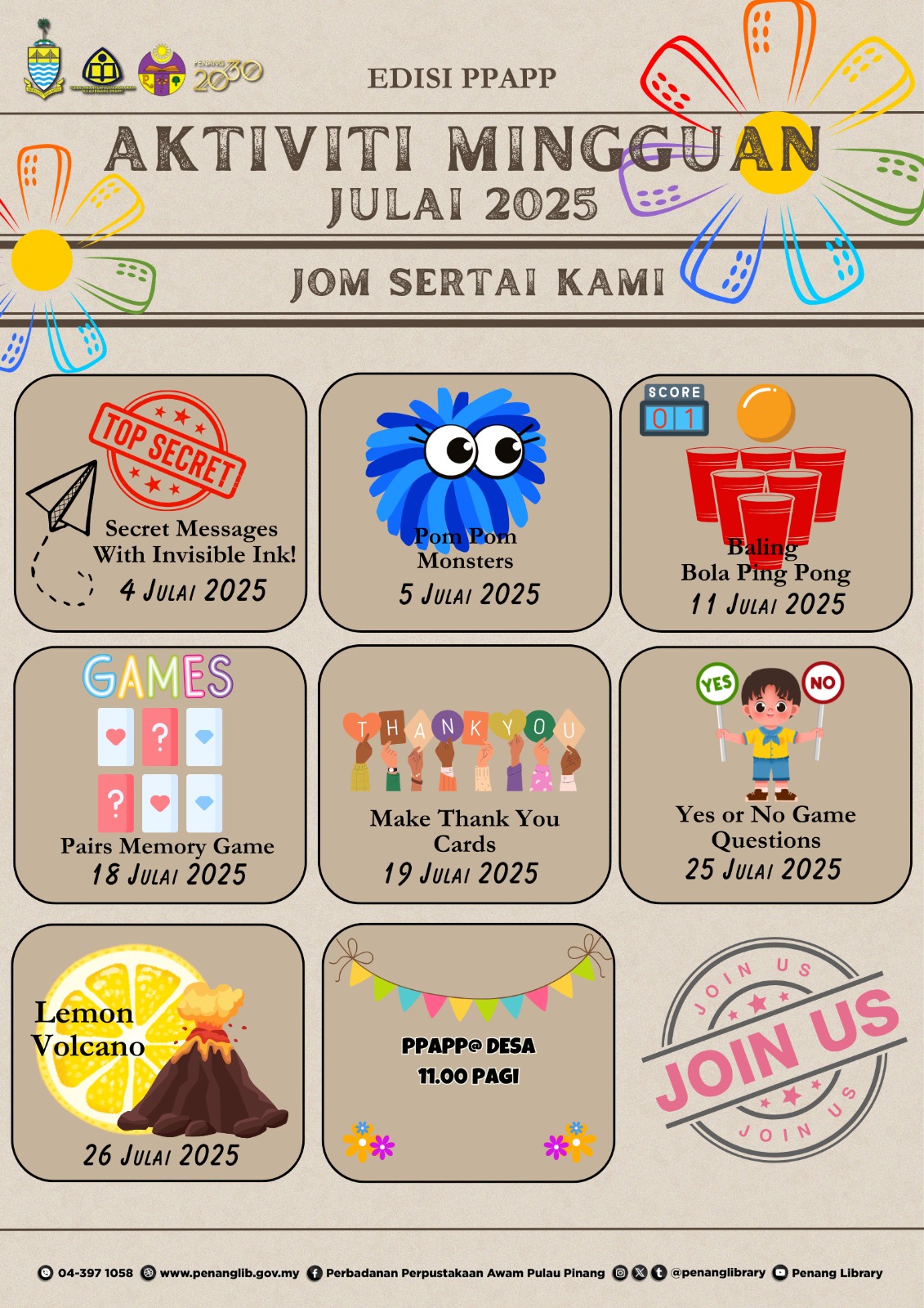 Aktiviti Pusat